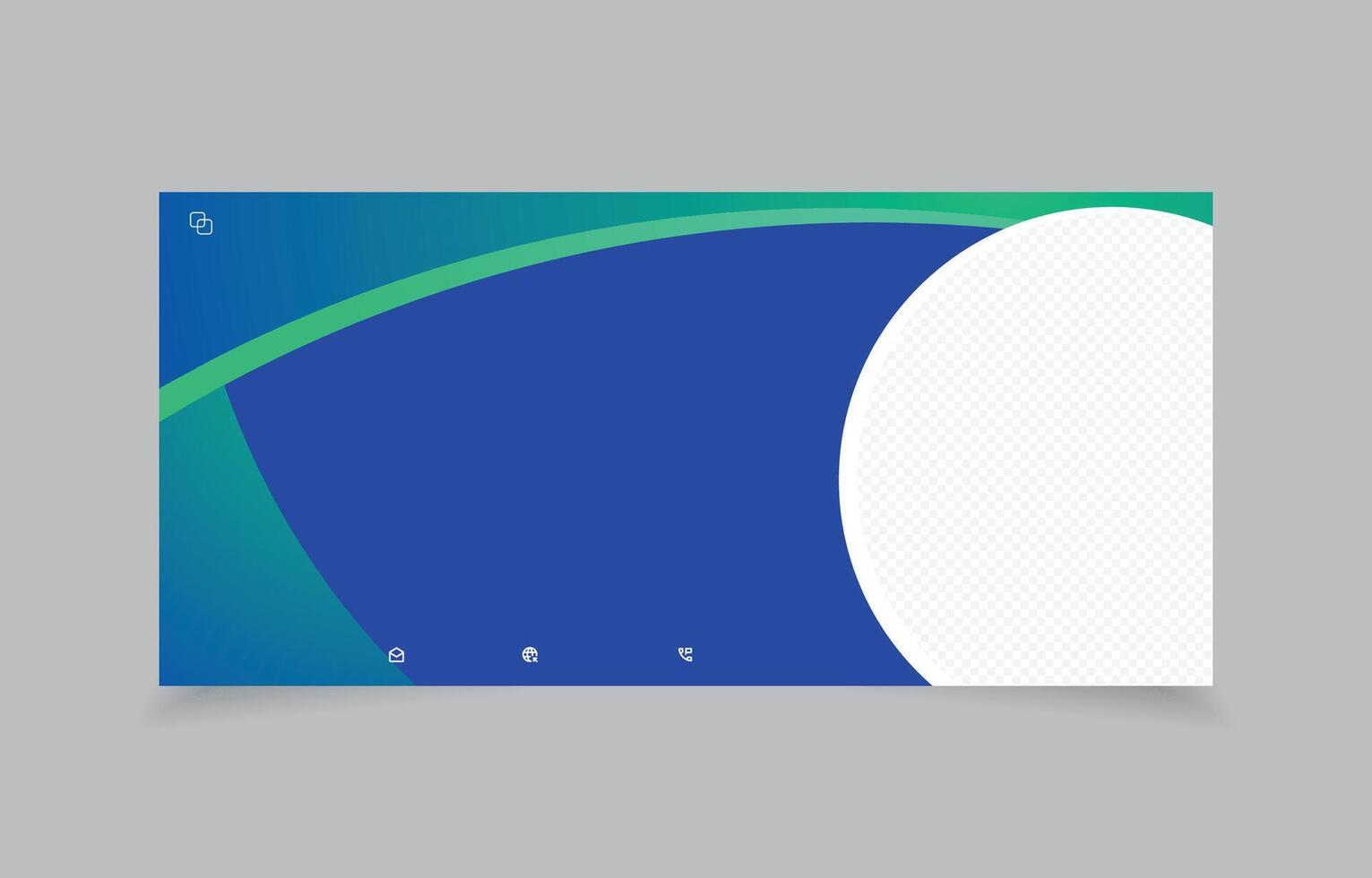 banner design 1290x900 pixels for website social media vector