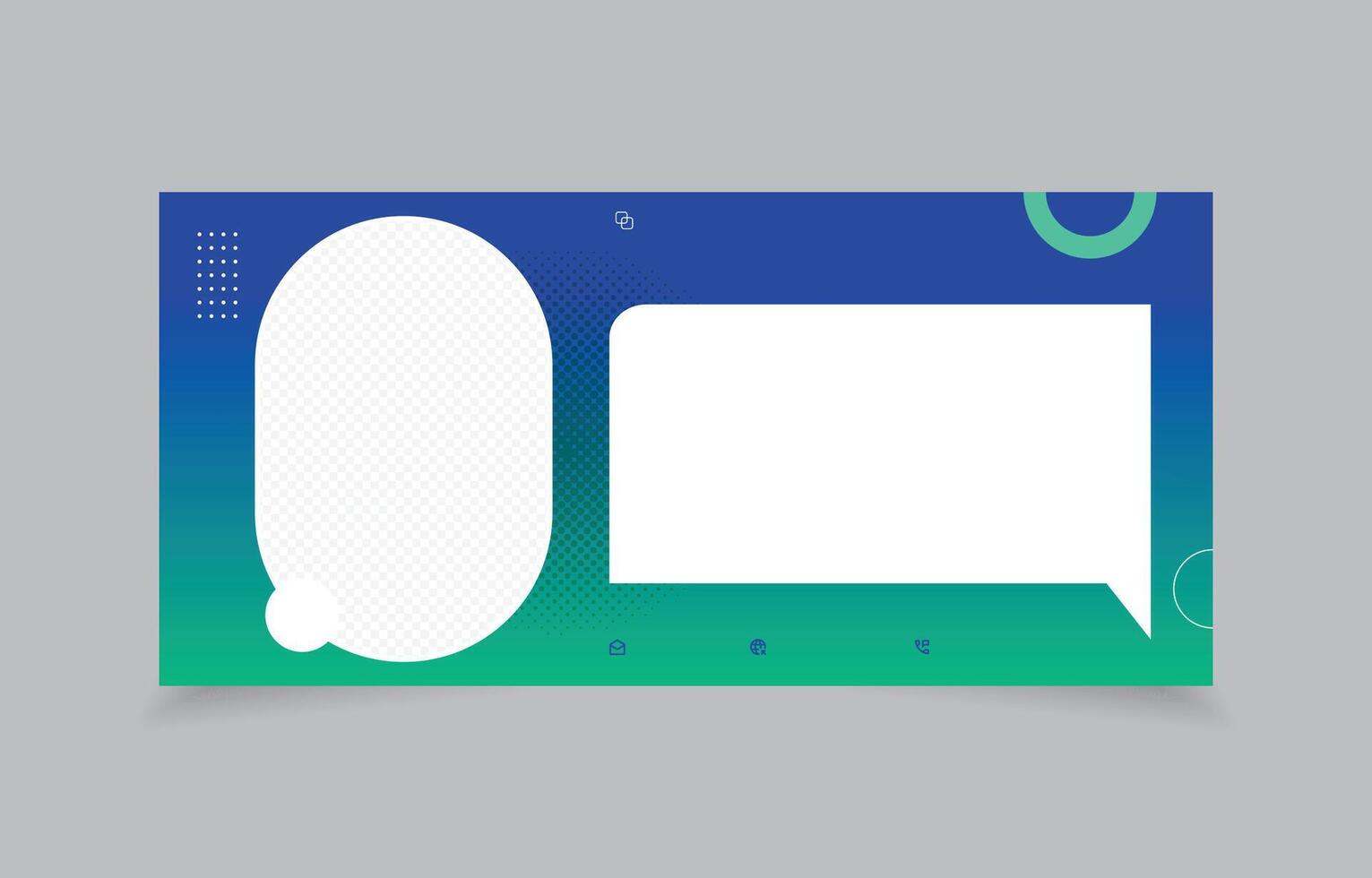website banner design template image space vector