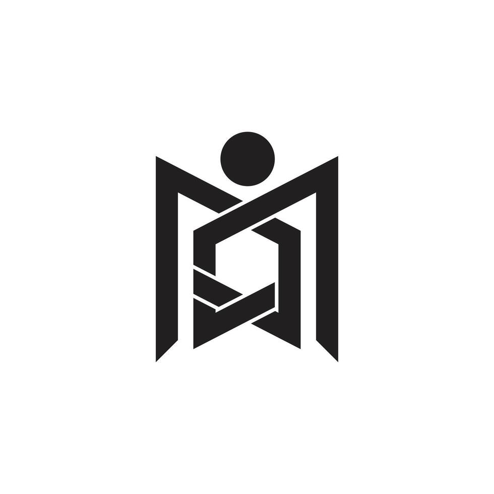abstract human figure vector