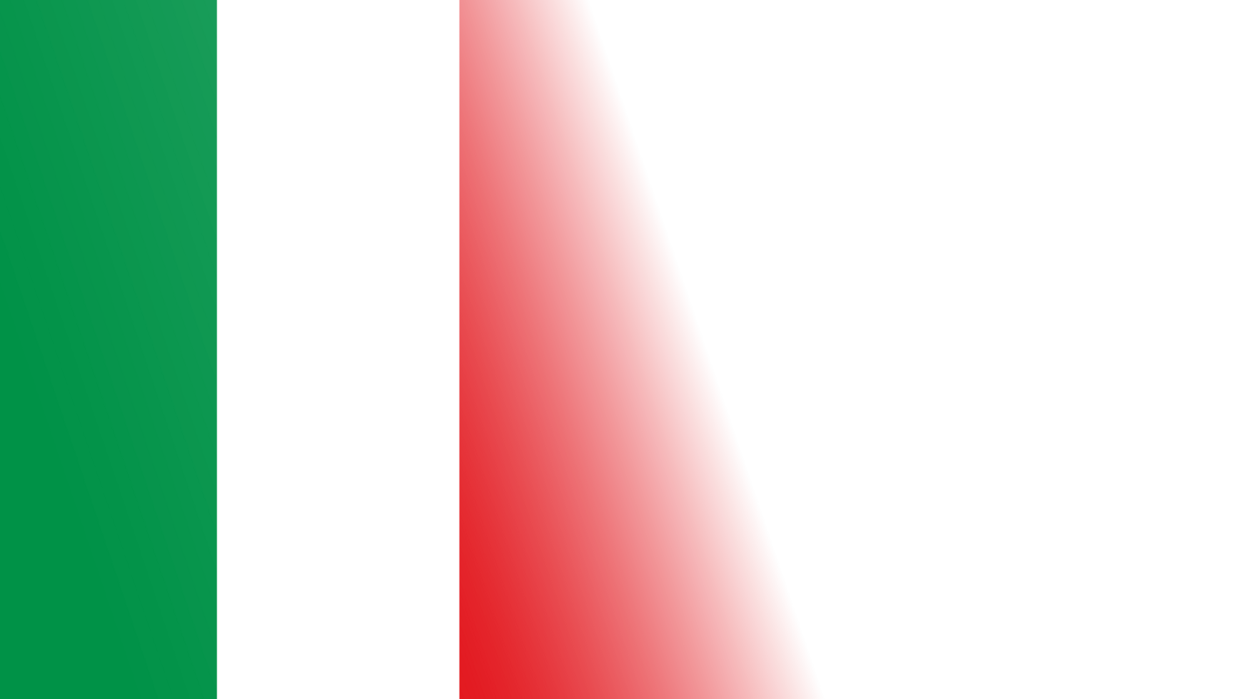Transparent Italy flag banner png