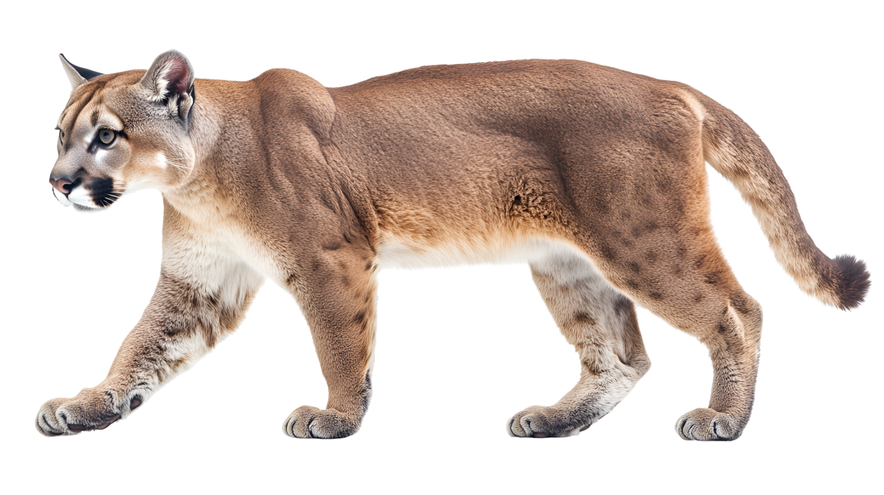 A Walking Mountain Lion No Background png