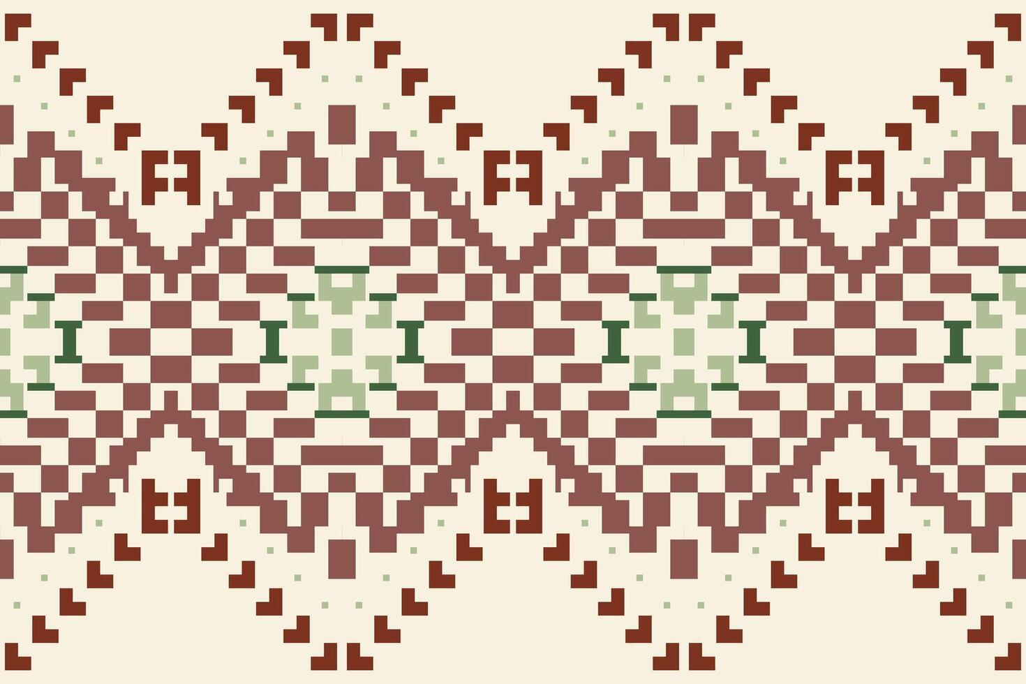 Folklore Abstract Geometric Pattern Wallpaperfolk Embroidery, Aztec Geometric Ornament Print. Design for Carpet, Wallpaper, Clothing, Wrapping, Fabric vector