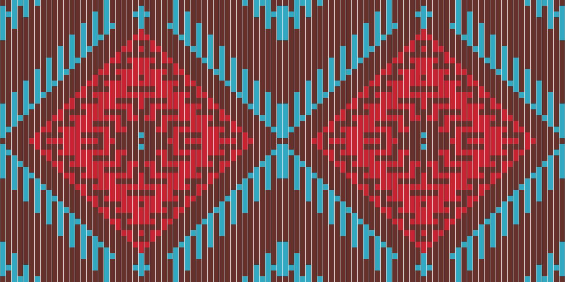Geometric Ethnic Tribal Patternfolk Embroidery, Aztec Geometric Ornament Print. Design for Carpet, Wallpaper, Clothing, Wrapping, Fabric vector