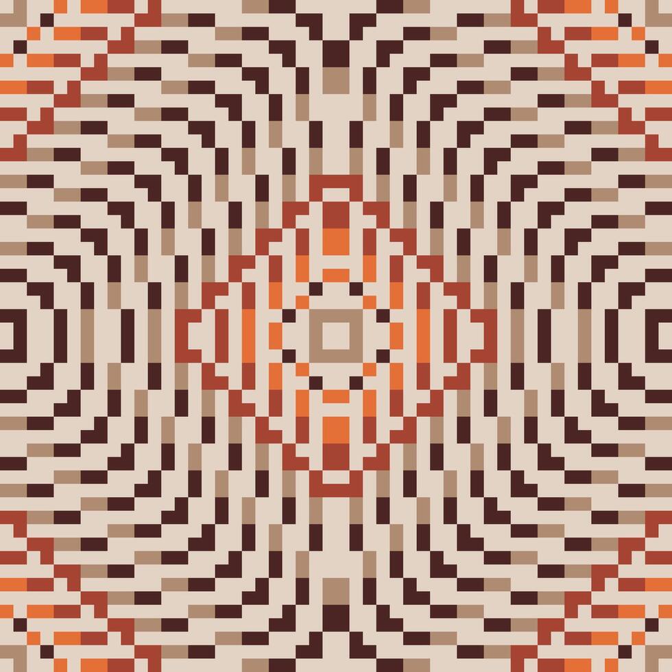 Folklore Ikat Weaving Patternfolk Embroidery, Aztec Geometric Ornament Print. Design for Carpet, Wallpaper, Clothing, Wrapping, Fabric vector