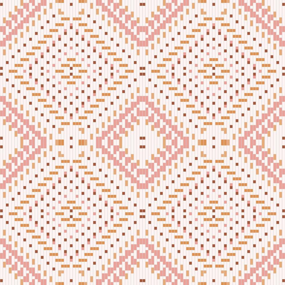 Abstract Ethnic Ikat Pattern Meaningfolk Embroidery, Aztec Geometric Ornament Print. Design for Carpet, Wallpaper, Clothing, Wrapping, Fabric vector