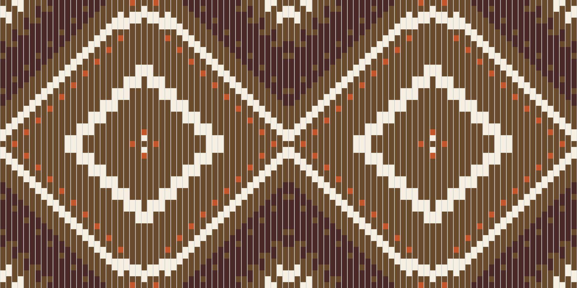 Nordic Ethnic Motifs Patternfolk Embroidery, Aztec Geometric Ornament Print. Design for Carpet, Wallpaper, Clothing, Wrapping, Fabric vector