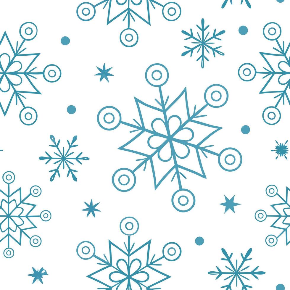 Winter snow seamless pattern with swirling snowflakes and icy blue tones for a peaceful frosty atmosphere concept as Peaceful winter snow pattern with swirling snowflakes and icy b Clean Set 2 vector