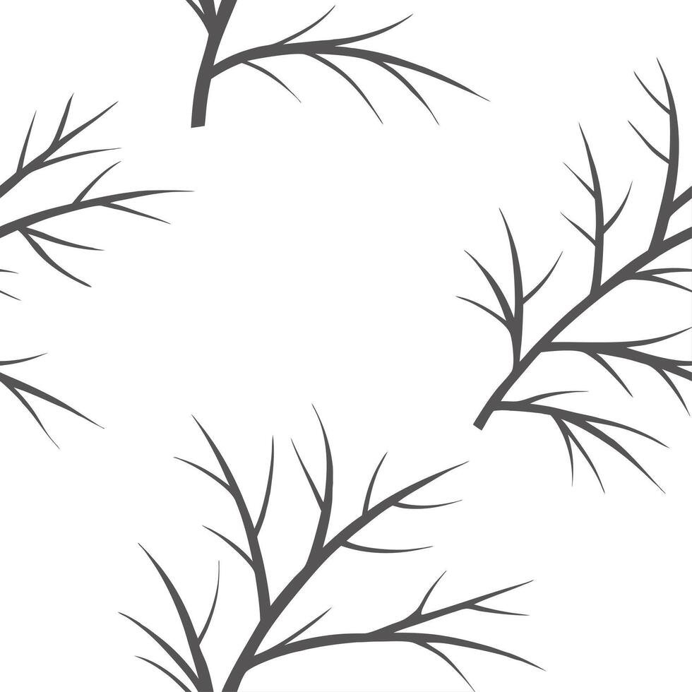 Winter nights seamless pattern with icy branches glowing stars and gentle snowfall for a quiet enchanting winter evening concept as Enchanting winter night pattern with icy branche Clean Set 2 vector