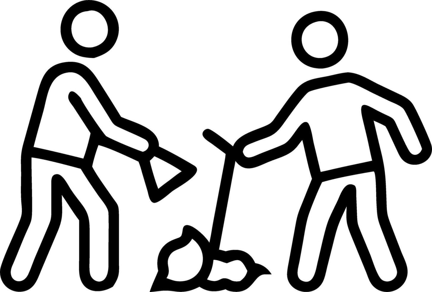 volunteers cleaning park garbage bags charity work sustainable development world environment day ESG global responsibility concept as Team collaborates cleaning public space active Clean vector