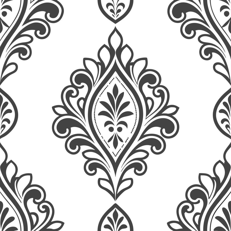 Vintage medallion seamless tile pattern ornate details isolated white background perfect for classic home decor concept as Creating seamless tile pattern featuring vintage medallio Clean Set 10 vector