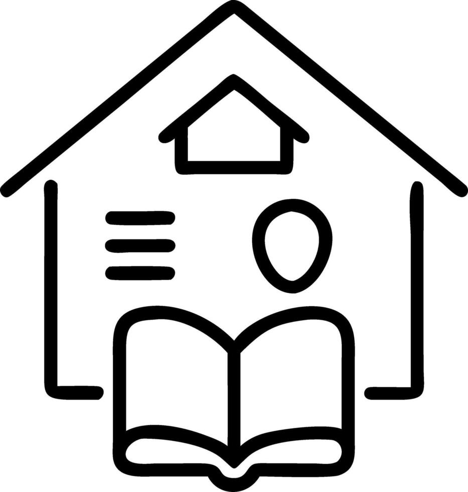 illustration design business research and online education and e learning at home by webinar training concept concept as Business research and e learning concept with online Clean vector