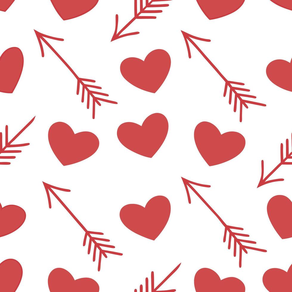 Valentine hearts and love quotes seamless tile pattern with elegant scripts and romantic hues for sentimental decor concept as Elegant script love quotes and romantic hearts arrang Clean Set 5 vector