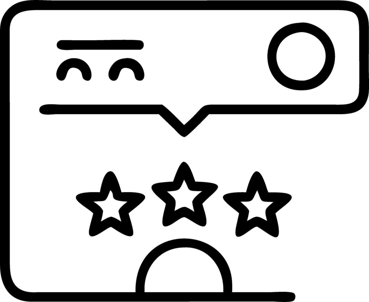 User rating service experience on online application for Customer review satisfaction feedback survey concept concept as User rates service experience on an online application prov Clean vector