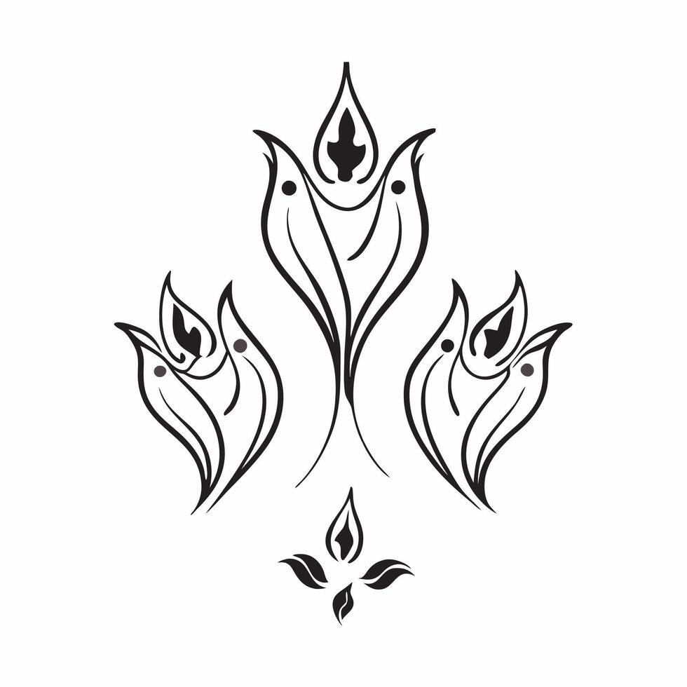 Turkish Tulips and Iznik patterns seamless tile pattern with rich colors and traditional designs for cultural decor concept as Rich colored Turkish tulips and traditional Iznik pat Clean vector