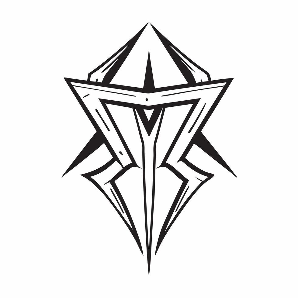 Tribal patterns seamless design with diamond shapes and contrasting colors for a bold striking cultural aesthetic concept as Tribal diamond patterns with contrasting colors for a b Clean vector