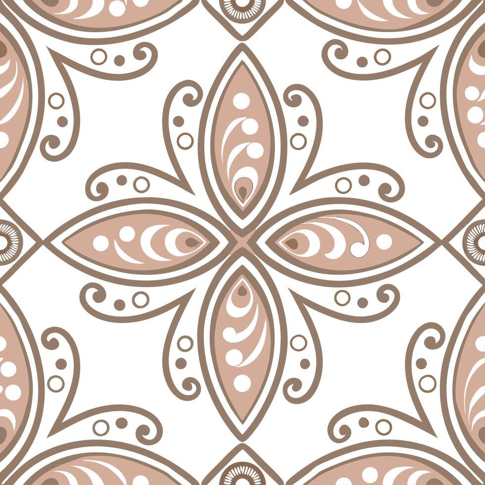 Tribal patterns seamless design with delicate swirls and soft earthy hues for a refined elegant cultural look concept as Delicate tribal patterns with swirls and earthy hues perfec Clean Set 2 vector