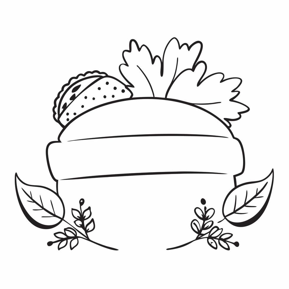 Thanksgiving Table Border with Candles and Thankful Blessed Wording concept as A charming border frame featuring a Thanksgiving table setting with candles leaves and pumpkins Th Clean Set 4 vector