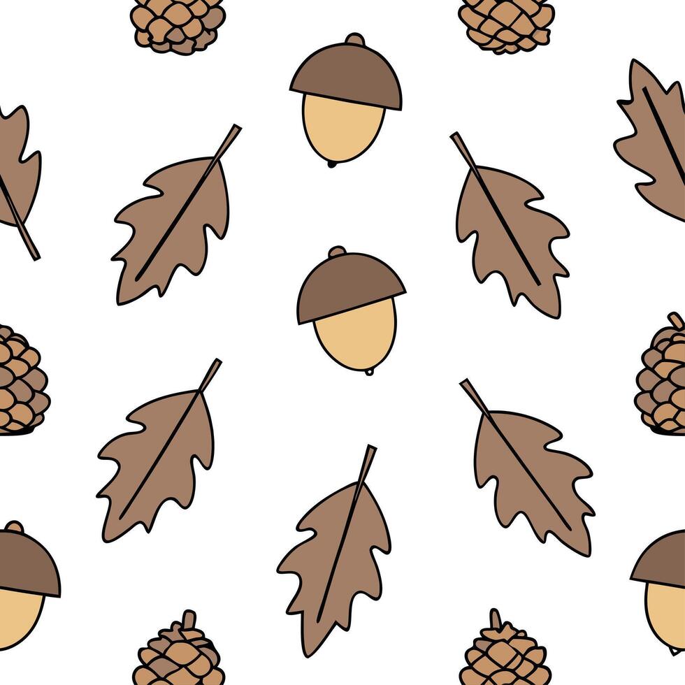 Thanksgiving leaves seamless pattern with rich autumn colors of red orange and yellow for a warm harvest inspired look concept as Warm Thanksgiving pattern with red orange and yell Clean Set 8 vector