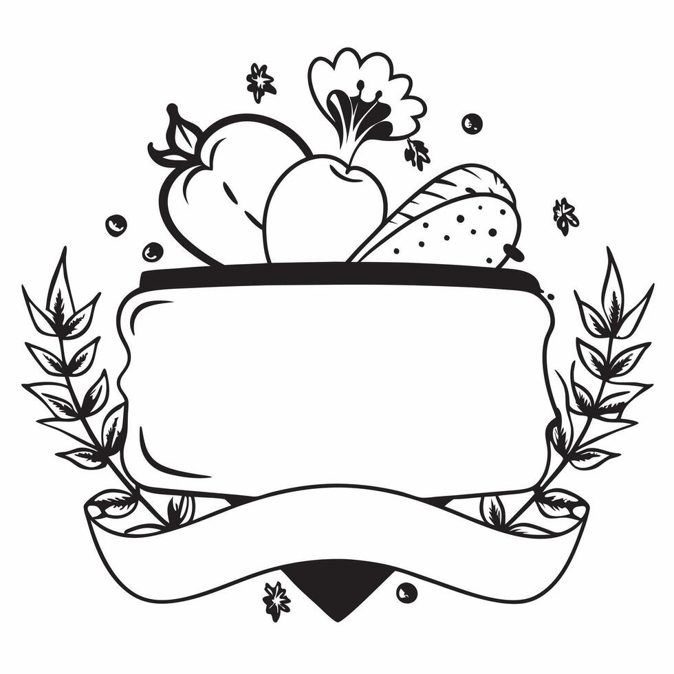 Thanksgiving Feast Border with Turkey and Pumpkins with Copy Space concept as A beautifully designed border frame featuring a traditional Thanksgiving turkey and an array of pumpki Clean vector