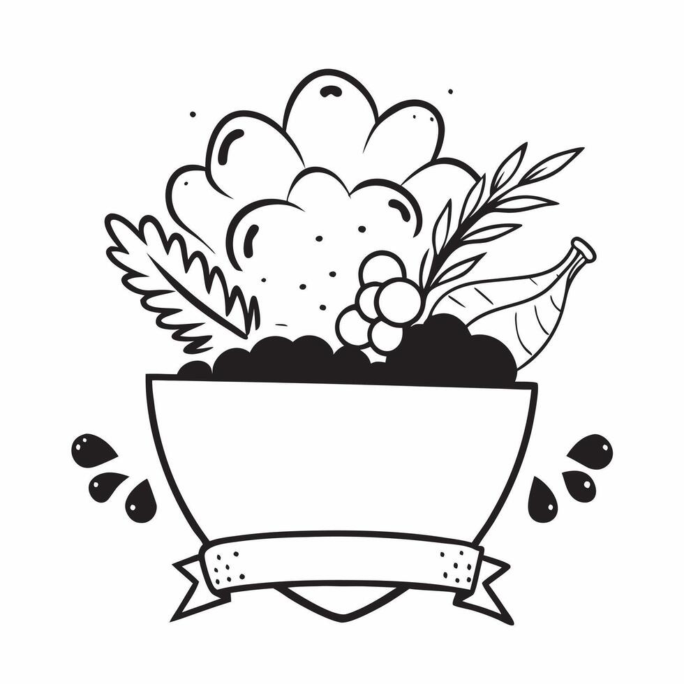 Thanksgiving Cornucopia Border with Grapes and Harvest Time Wording concept as A vibrant border frame featuring a cornucopia overflowing with grapes vegetables and autumn leaves T Clean Set 5 vector