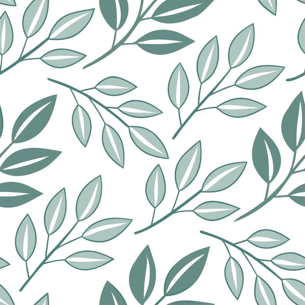Spring leaves seamless pattern with elegant symmetry and balanced designs for refined luxurious decor concept as Elegant spring leaves pattern with symmetrical designs and balanced Clean Set 2 vector