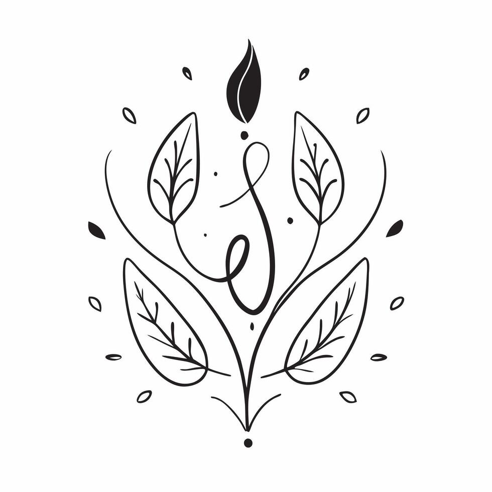 Spring leaves seamless pattern with elegant symmetry and balanced designs for refined luxurious decor concept as Elegant spring leaves pattern with symmetrical designs and balanced Clean vector