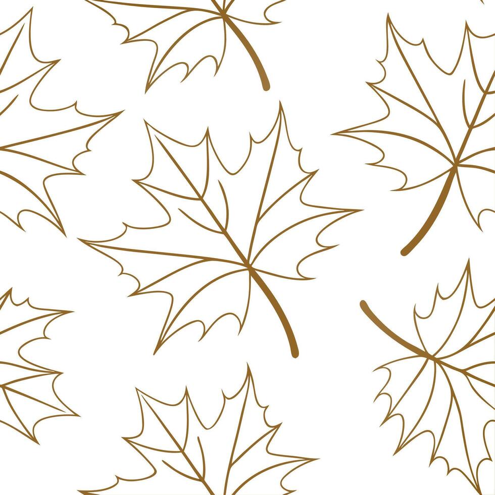 Soft autumn leaves seamless pattern with muted tones and delicate textures for peaceful fall vibes concept as Gentle autumn leaves pattern with muted tones and delicate textures id Clean Set 2 vector