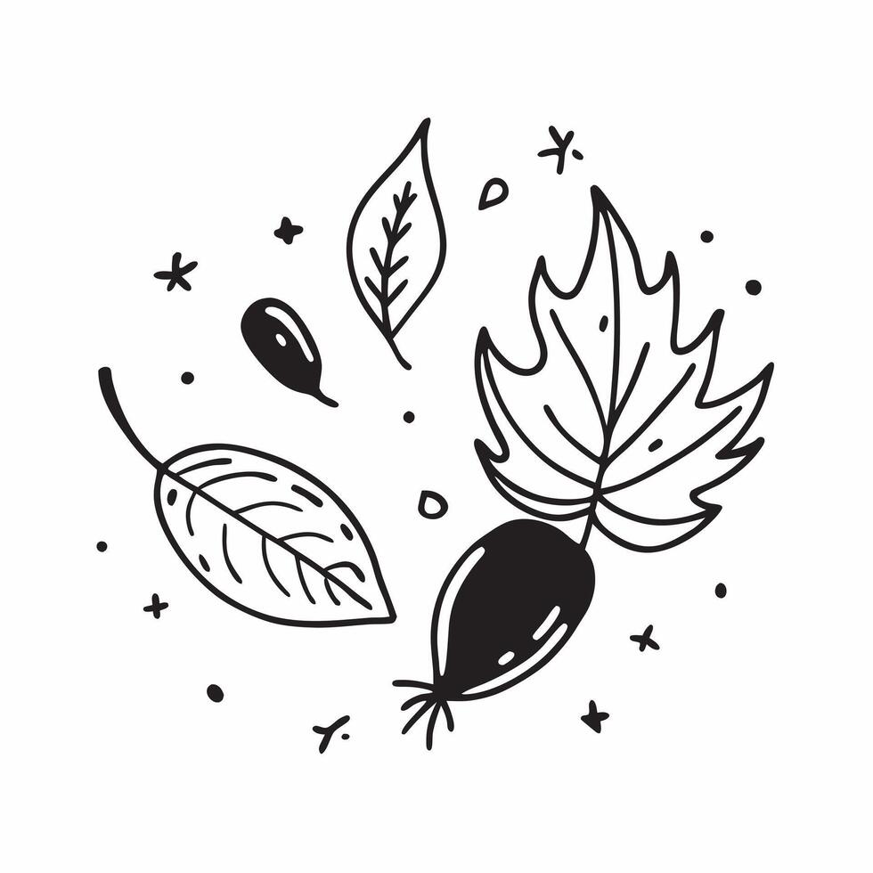 Rustic autumn leaves seamless pattern with deep earth tones and organic shapes for a natural earthy design concept as Rustic autumn leaves pattern with earth tones and organic shap Clean vector