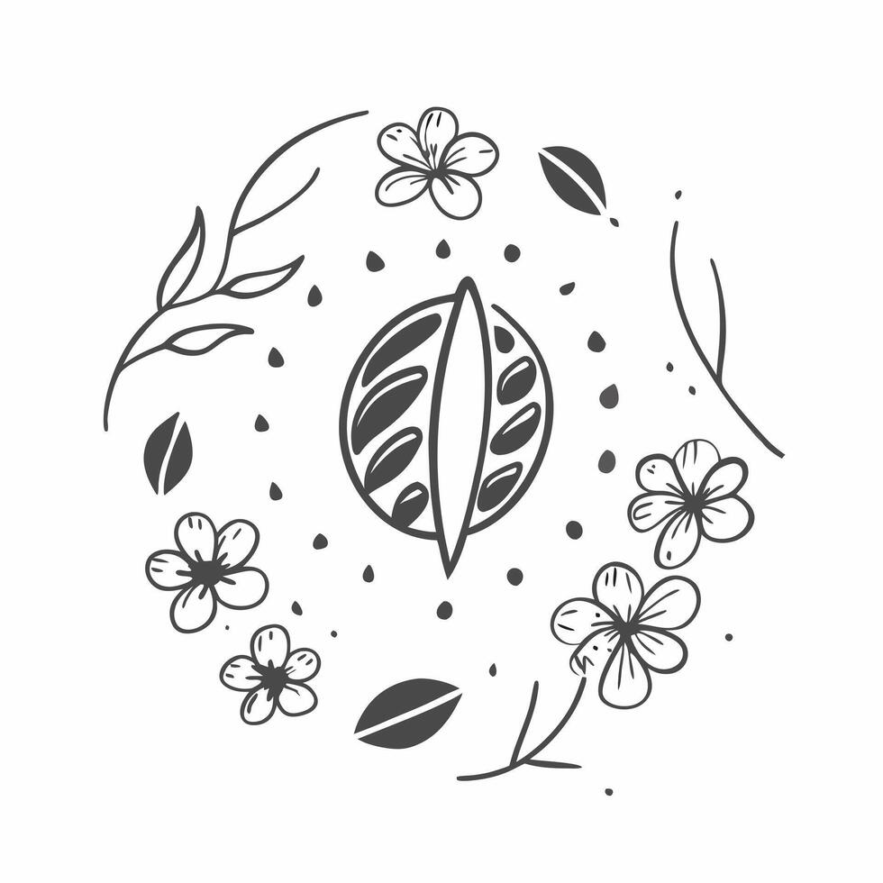 Retro style spring floral seamless pattern with circular elements and bright fresh colors for vibrant spring designs concept as Retro spring floral pattern featuring circular motif Clean vector