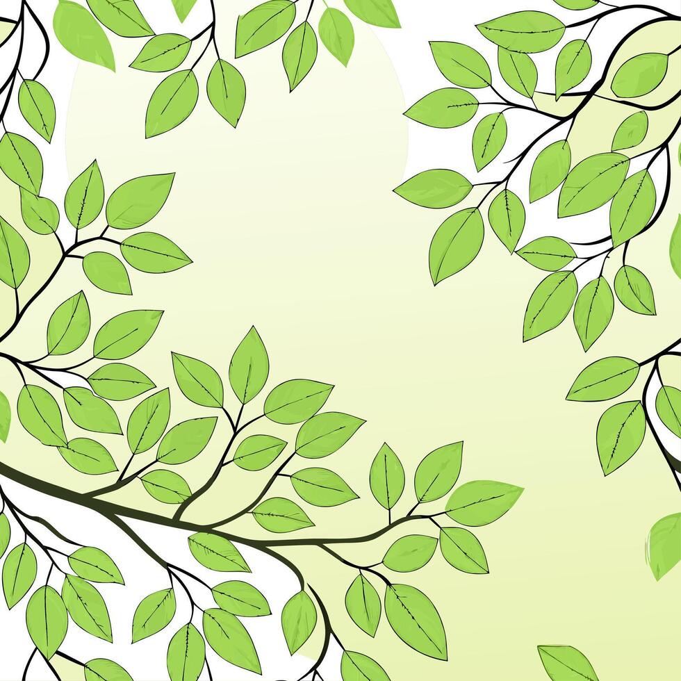 Radiant spring sunlight filtering through leaves seamless tile pattern with fresh greenery concept as Radiant sunlight filtering through leaves creates a seamless tile pattern with Clean vector