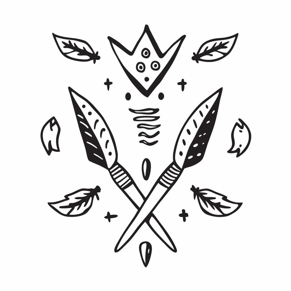 Native American totem poles and feathers seamless tile pattern with earthy tones and cultural motifs for authentic decor concept as Earthy toned totem poles and feathers arranged s Clean Set 2 vector