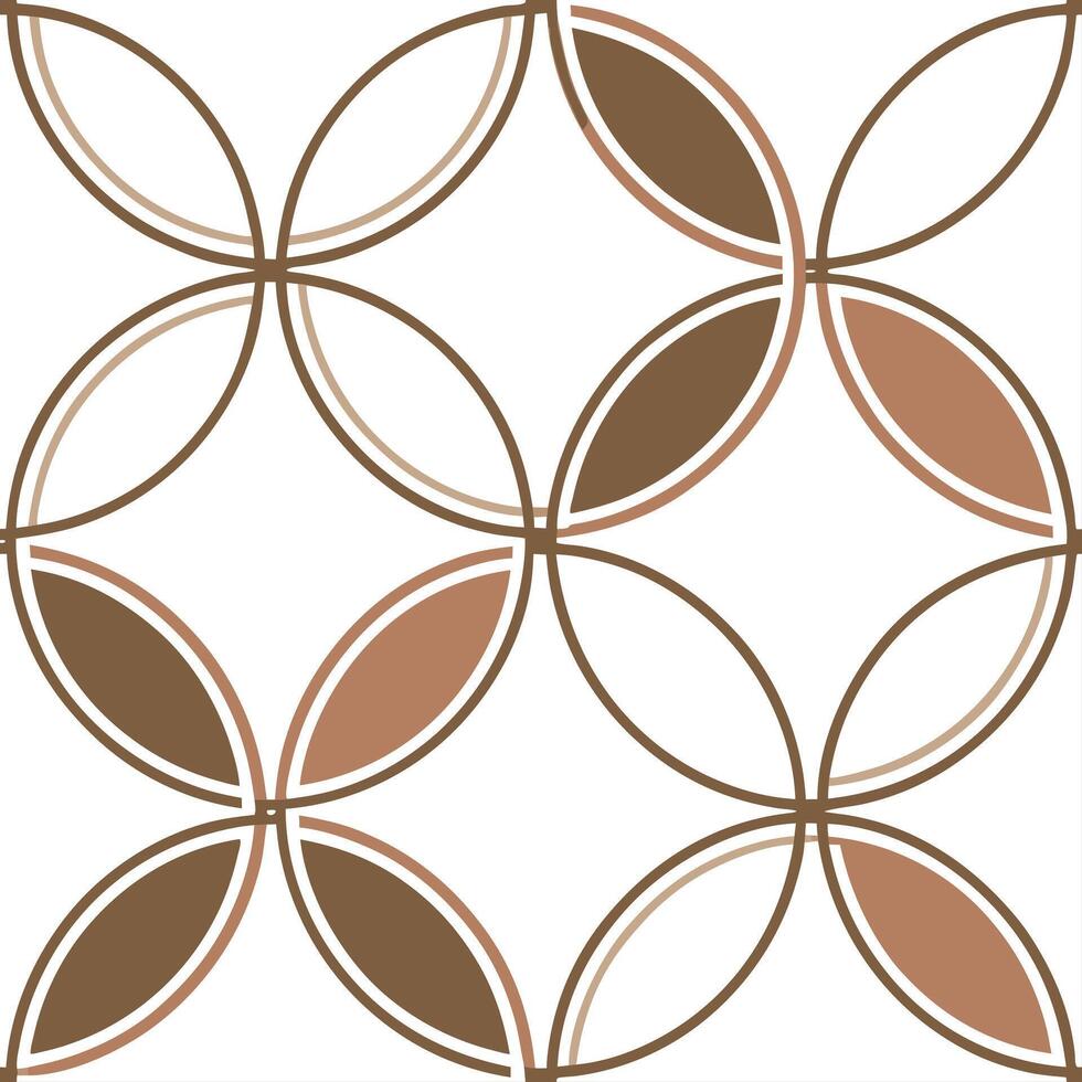 Mid century modern seamless pattern with abstract shapes and muted tones for sophisticated interiors concept as Elegant mid century abstract pattern with muted tones ideal for soph Clean Set 3 vector