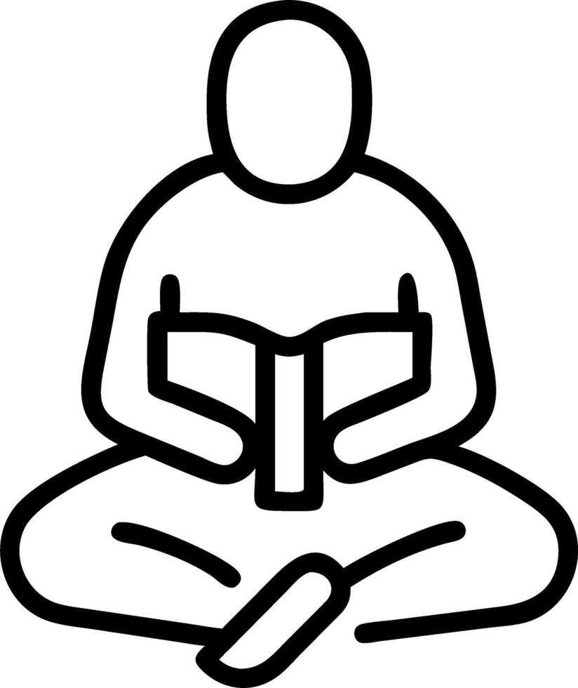 Man sitting and reading Holy Bible concept as A man peacefully sitting and reading the Holy Bible reflecting on spiritual growth faith and personal devotion in Photo Stock Conce Clean vector