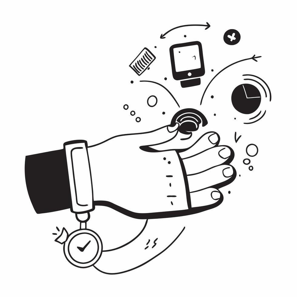 Individual with smart home hub and tech overlay symbolizing centralized smart living in double exposure with copy space concept as An individual blended with a smart home hub and Clean Set 2 vector