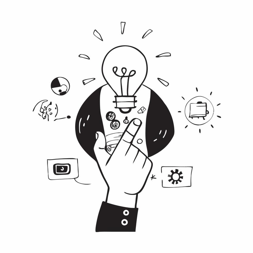 Individual with smart lighting system and tech overlay symbolizing energy efficient smart living in double exposure with copy space concept as An individual blended with a smart l Clean vector