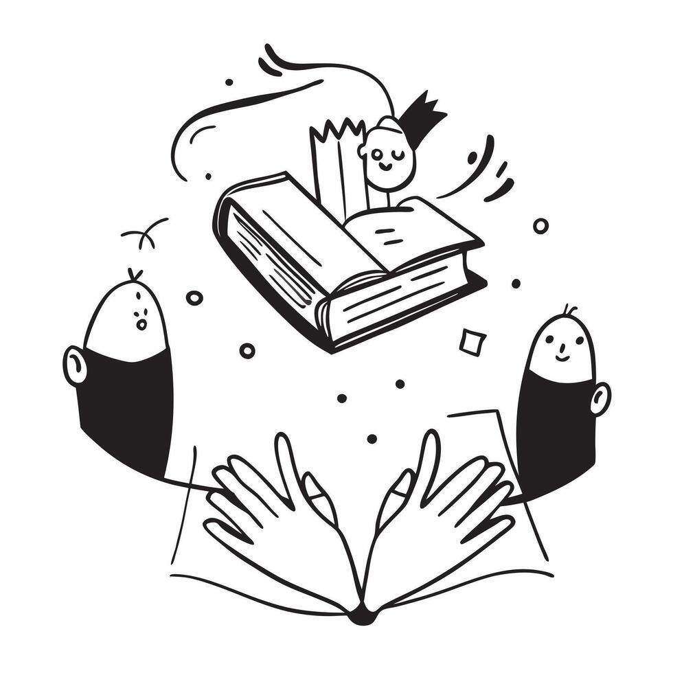 Individual with a family library books and reading nook overlay symbolizing American family reading time in double exposure with copy space concept as An individual blended with a Clean vector