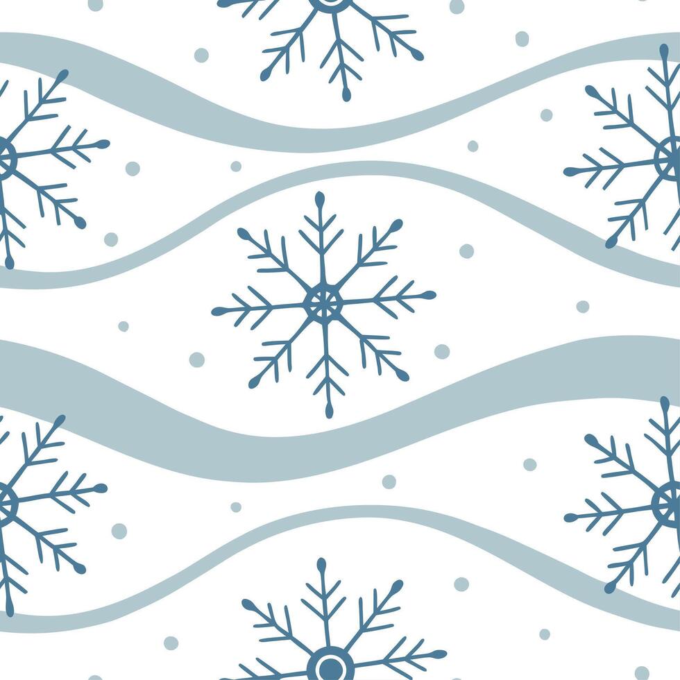 Icy snowdrift seamless tile pattern with rolling snow and sparkling frost concept as Rolling snow and sparkling frost create an icy snowdrift seamless tile pattern perfect for wint Clean vector