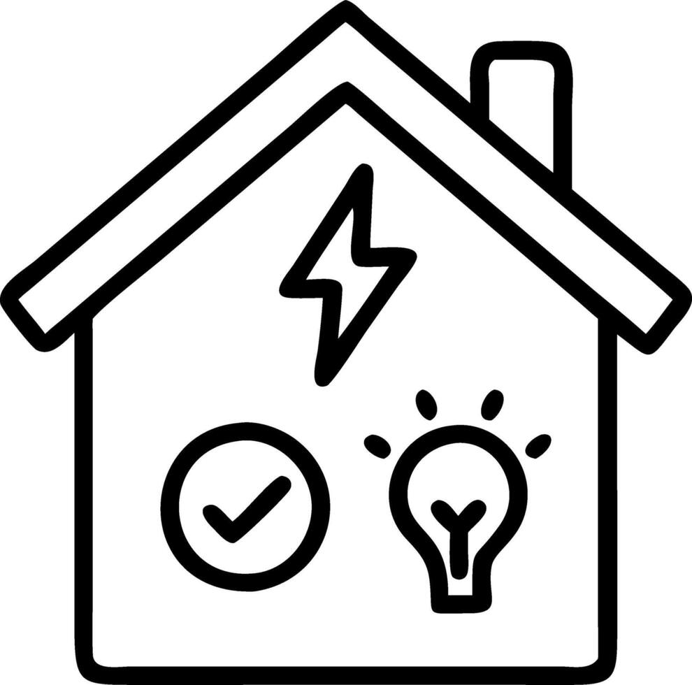 house energy efficiency energy efficient rating eco home ecological house renovation save cost concept as House energy efficiency concept showing energy rating eco friendly home ec Clean Set 2 vector
