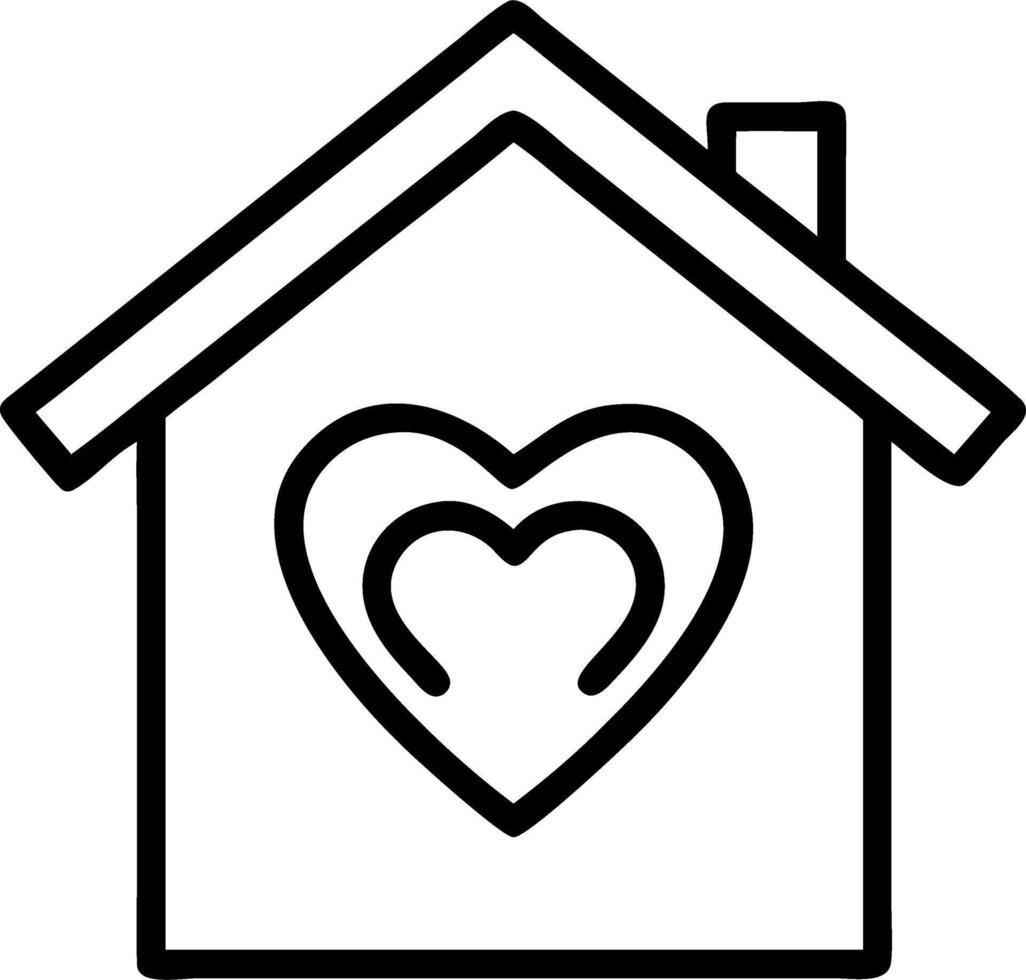 Home sweet home house wood heart shape wooden blue background copy space concept as Wooden house with heart symbol on blue backdrop symbolizes warmth of home in Photo Stock Conce Clean vector
