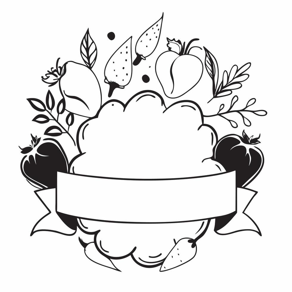 Harvest Festival Border with Apples and Thanksgiving Blessings Wording concept as A beautifully illustrated border frame featuring apples pumpkins and autumn leaves symbolizing a h Clean Set 4 vector