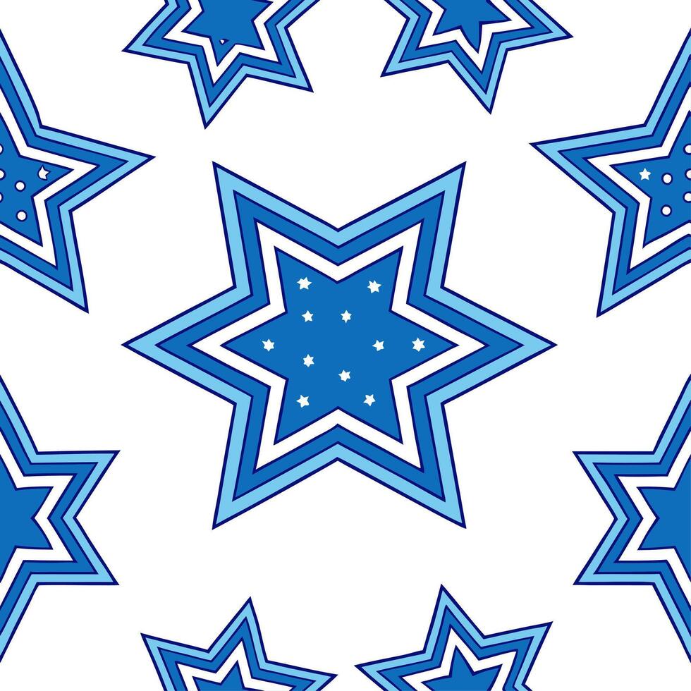 Hanukkah stars seamless pattern with bold gold and silver elements for a glamorous festive design concept as Glamorous Hanukkah stars pattern with bold gold and silver elements for Clean Set 2 vector