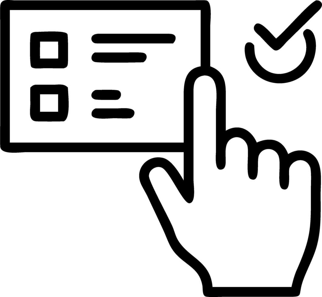 Hand touches screen interface selecting Compliance button symbolizes adherence to regulations and workplace standards concept as Highlights the importance of compliance and ethica Clean vector