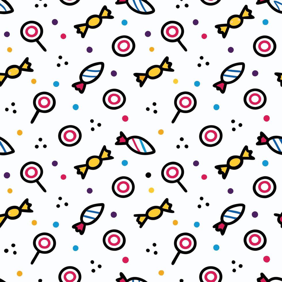 candy candy cwhite background vector