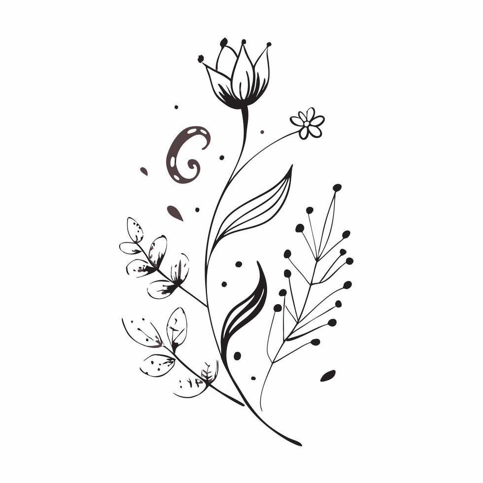 Fresh spring floral seamless pattern with lively blooms and soft white balance for cheerful spring projects concept as Lively floral pattern with blooming flowers and soft white ba Clean Set 3 vector