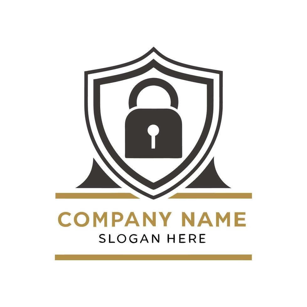 lock and key logo design white background white background vector