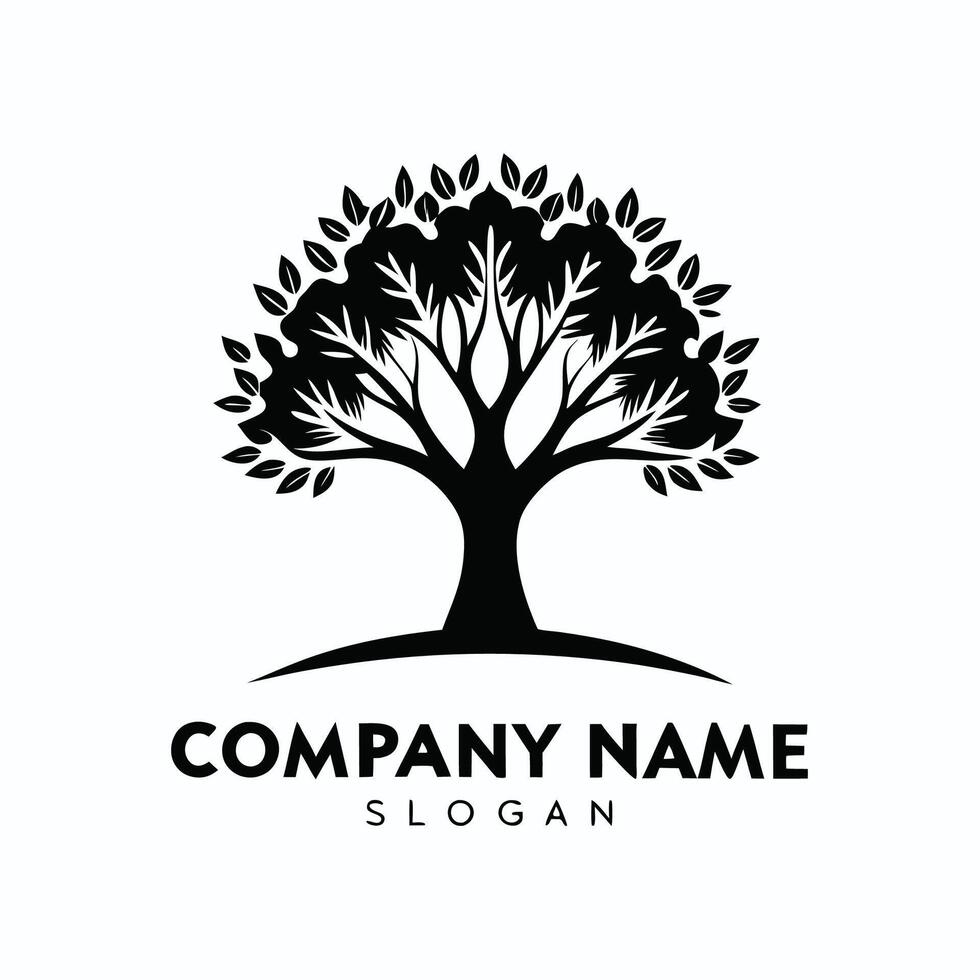 a black and white logo for a company name white background vector