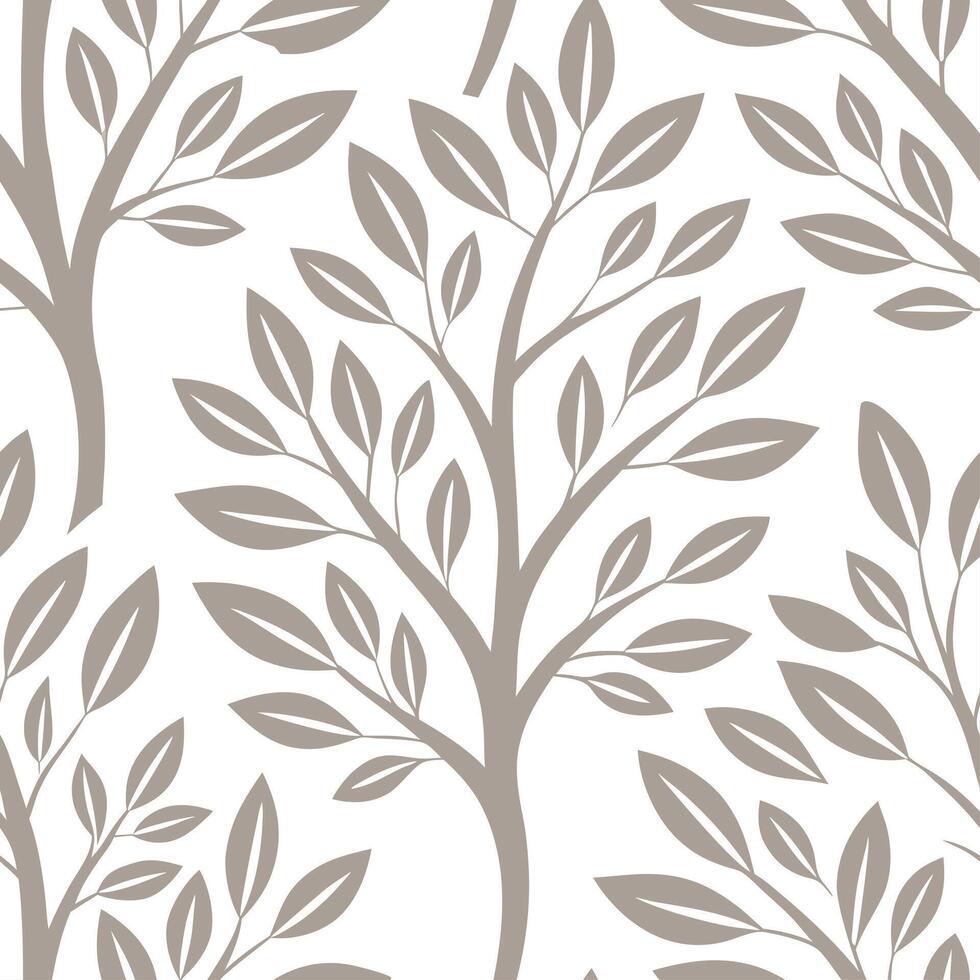 Elegant spring nature seamless pattern with delicate vine patterns and soft green hues for refined natural designs concept as Refined spring nature pattern featuring delicate vines Clean Set 4 vector