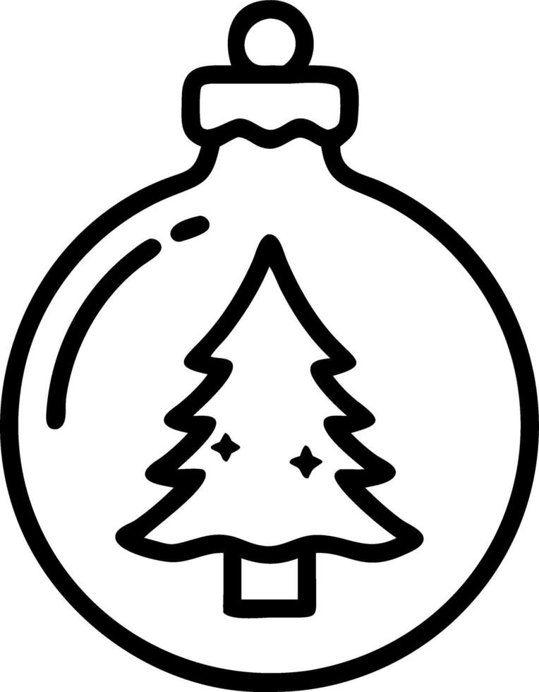 Elegant Christmas tree in a glass jar symbolizes Merry Christmas and Happy New Year with minimalist holiday decoration concept as Depicts creative festive decoration emphasizing e Clean vector