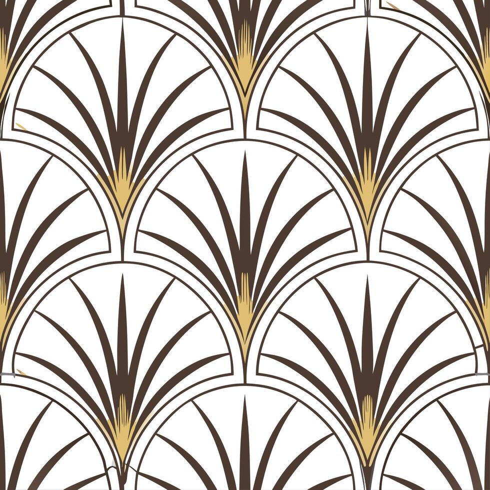 Design a seamless pattern with stylized sunburst motifs in metallic hues concept as Create a repeating pattern featuring stylized sunburst designs utilizing metallic colors to evok Clean Set 2 vector