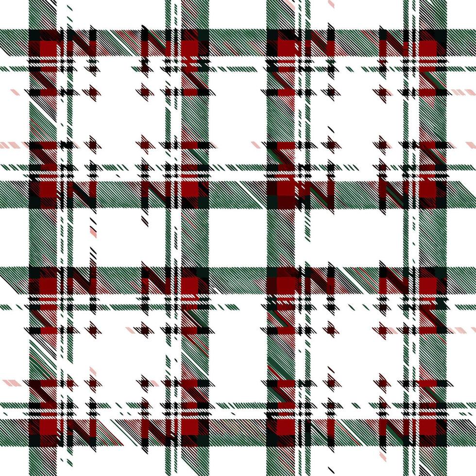 Design a seamless pattern featuring traditional Scottish tartan in deep red and forest green hues concept as Create a repeating pattern showcasing classic Scottish tartan with inte Clean vector